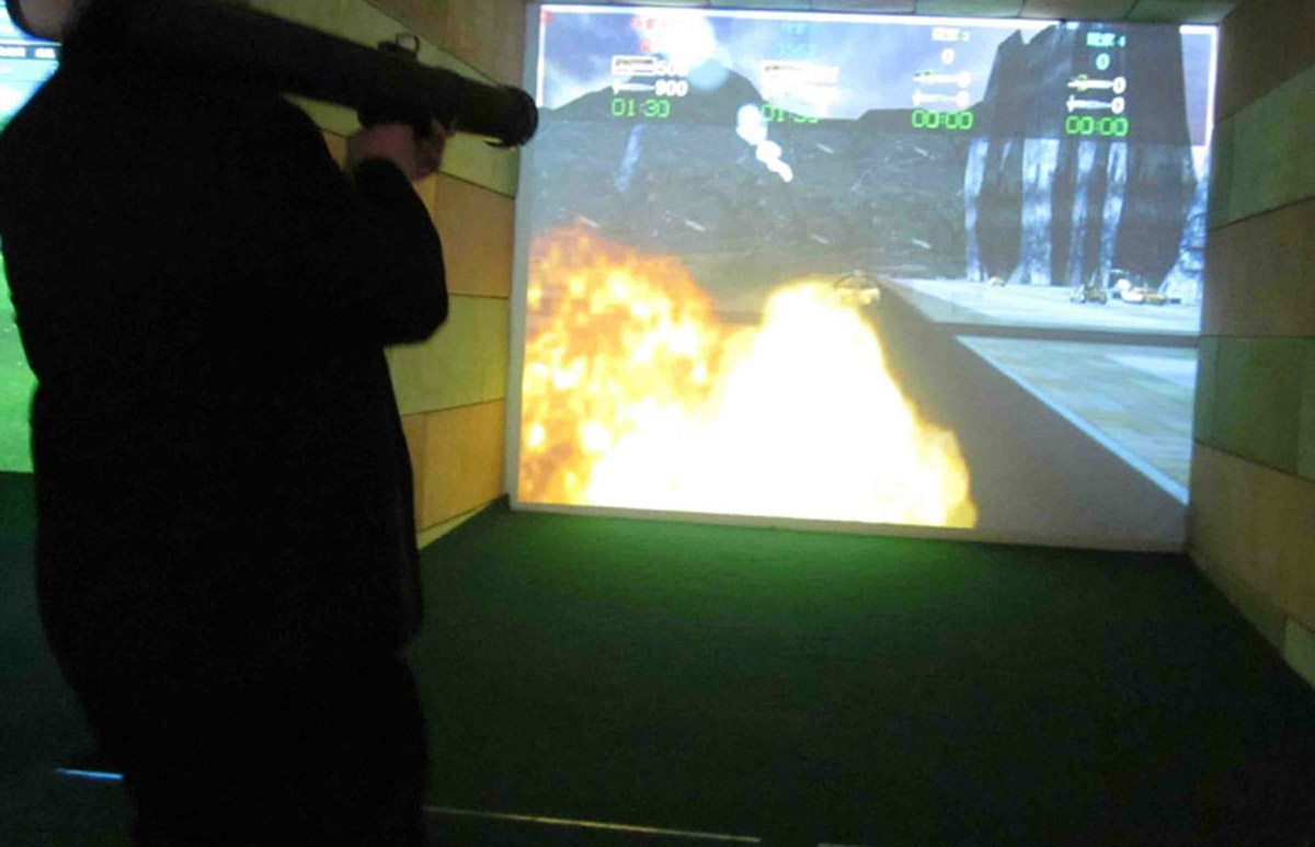 西昌VR地震模擬火箭筒