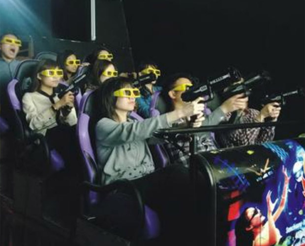 修文VR地震7D多人對戰互動影院