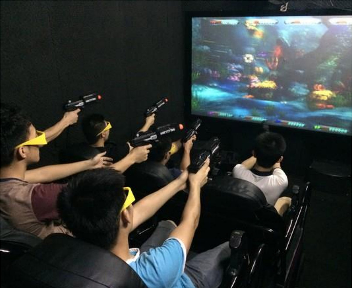 青羊VR地震7D互動游戲影院